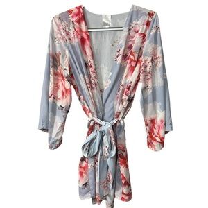 Plum Pretty Sugar Floral Robe